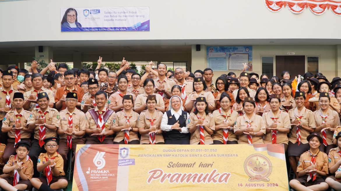 UPACARA HARI PRAMUKA KE-63