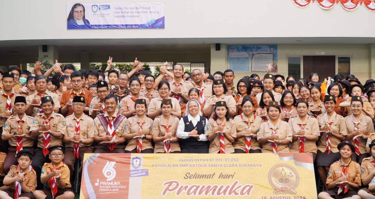 UPACARA HARI PRAMUKA KE-63