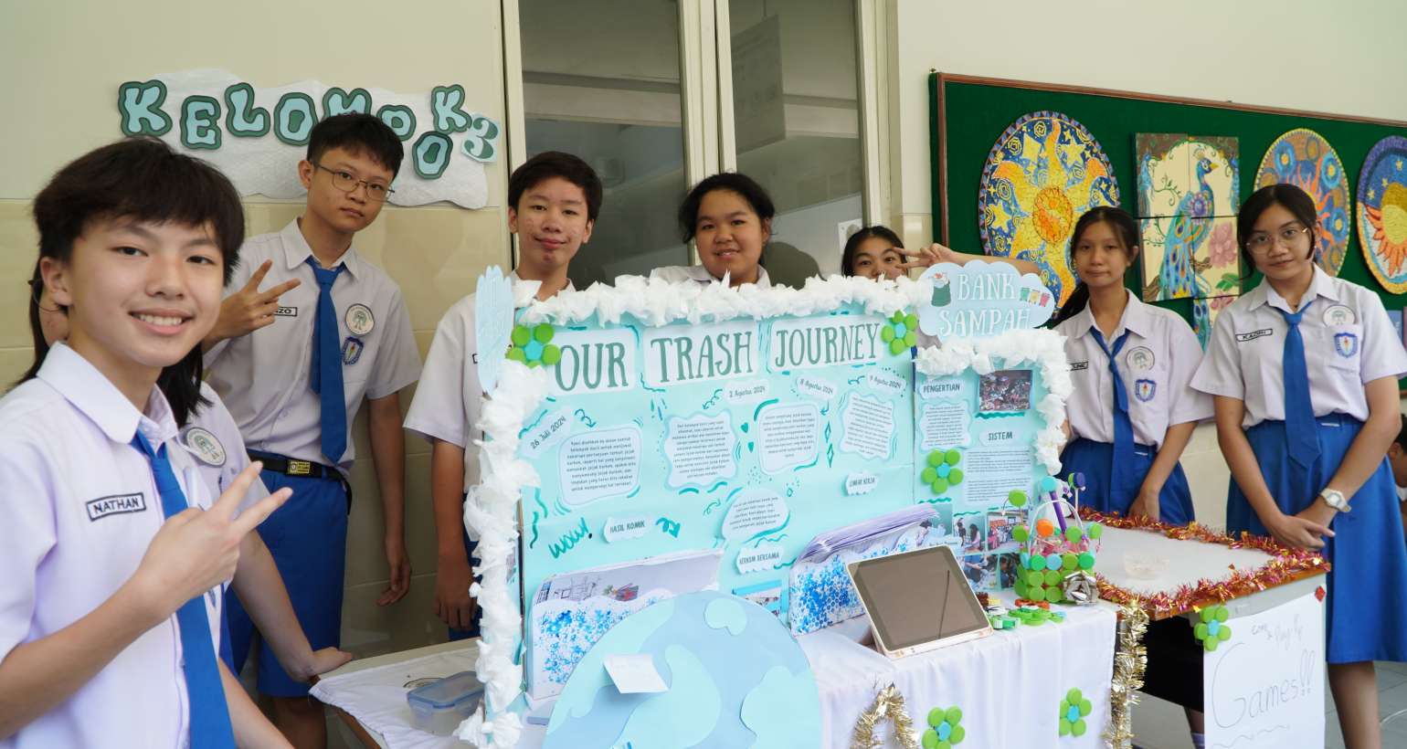 GAYA HIDUP BERKELANJUTAN-JEJAK KARBON KITA” PAMERAN KARYA P5 KELAS IX