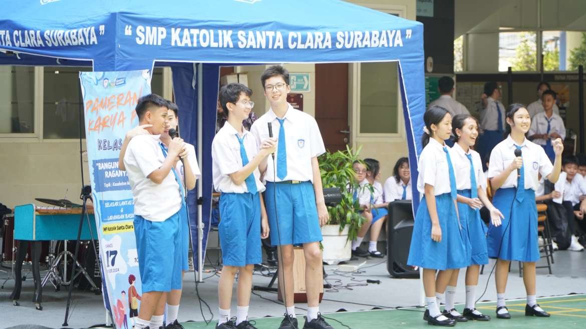 PAMERAN KARYA P5 KELAS VIII “BANGUNLAH JIWA & RAGANYA”