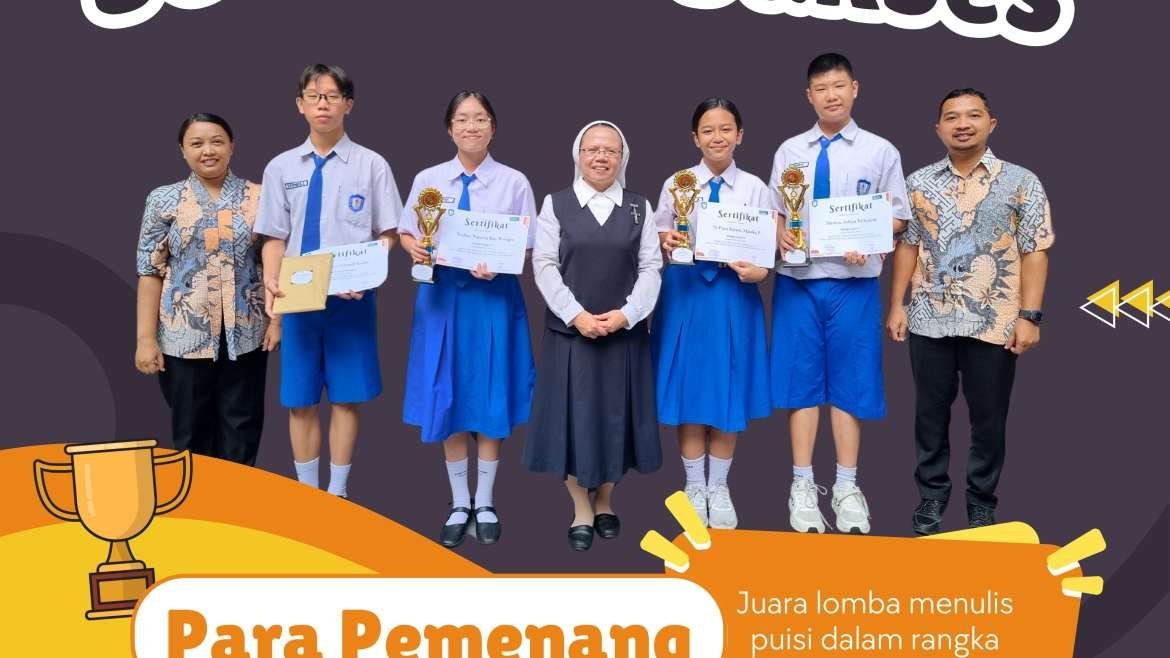 SEMARAK BULAN BAHASA: LOMBA MENULIS PUISI SMP KATOLIK SANTA CLARA SURABAYA